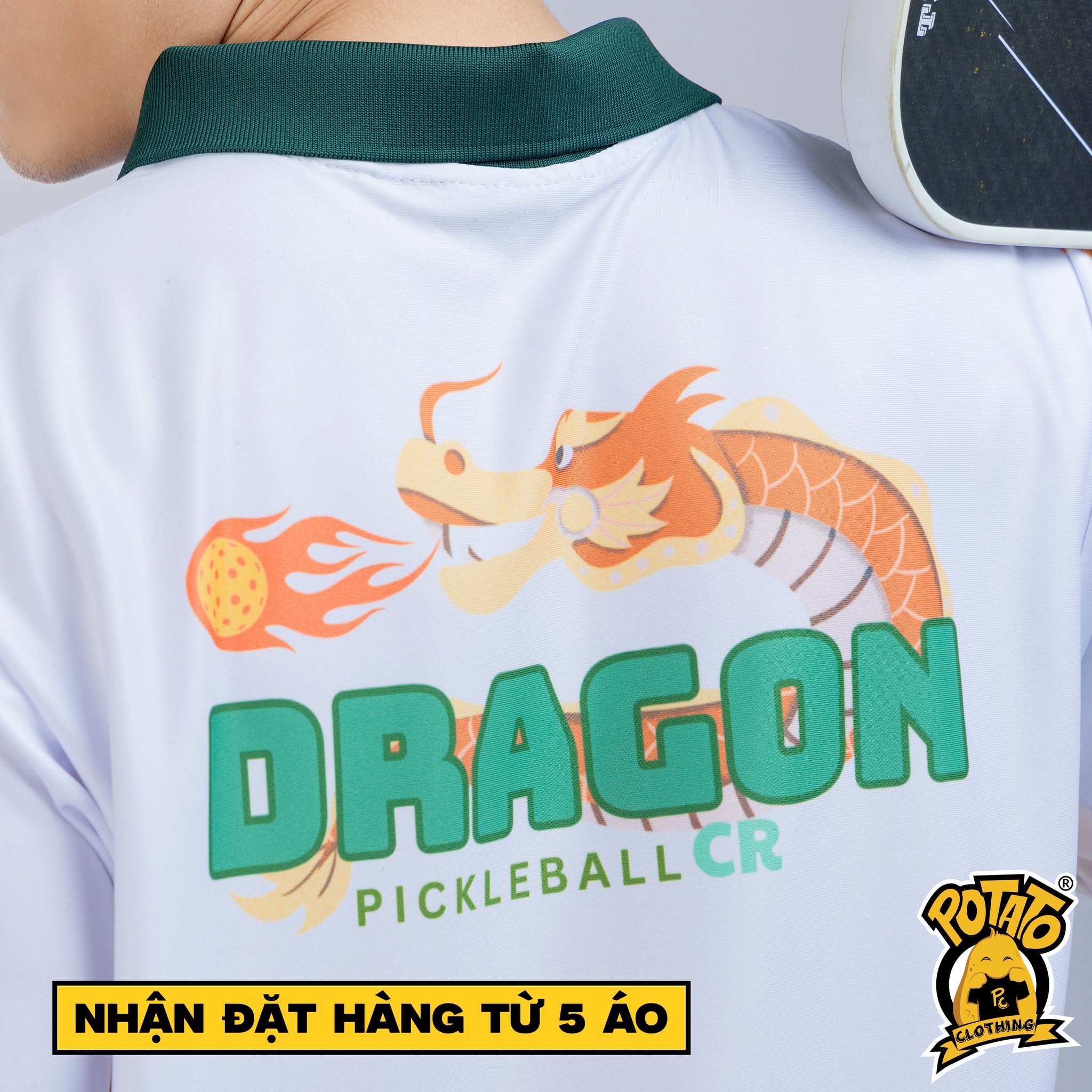 Đồng phục polo Pickleball CR Dragon