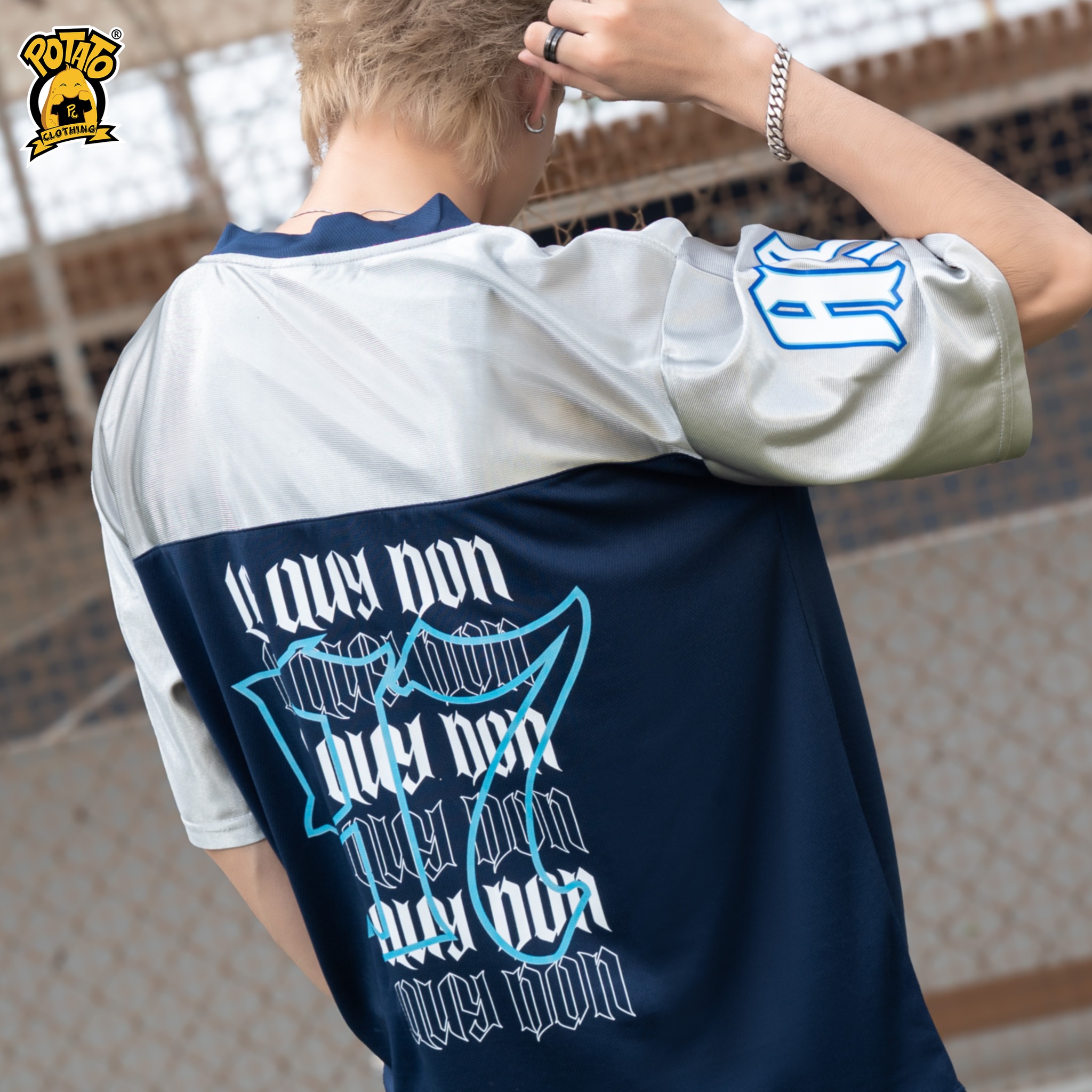 Áo lớp Football Ver 2 - Xanh dương