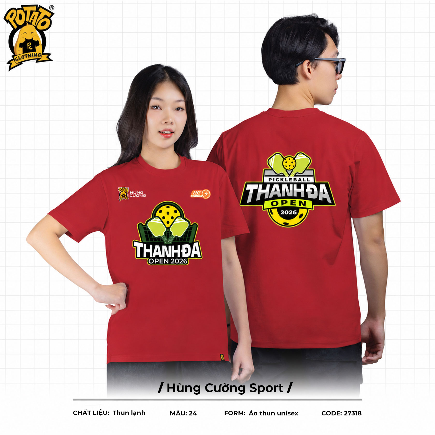 Đồng Phục Pickleball Hùng Cường Sport