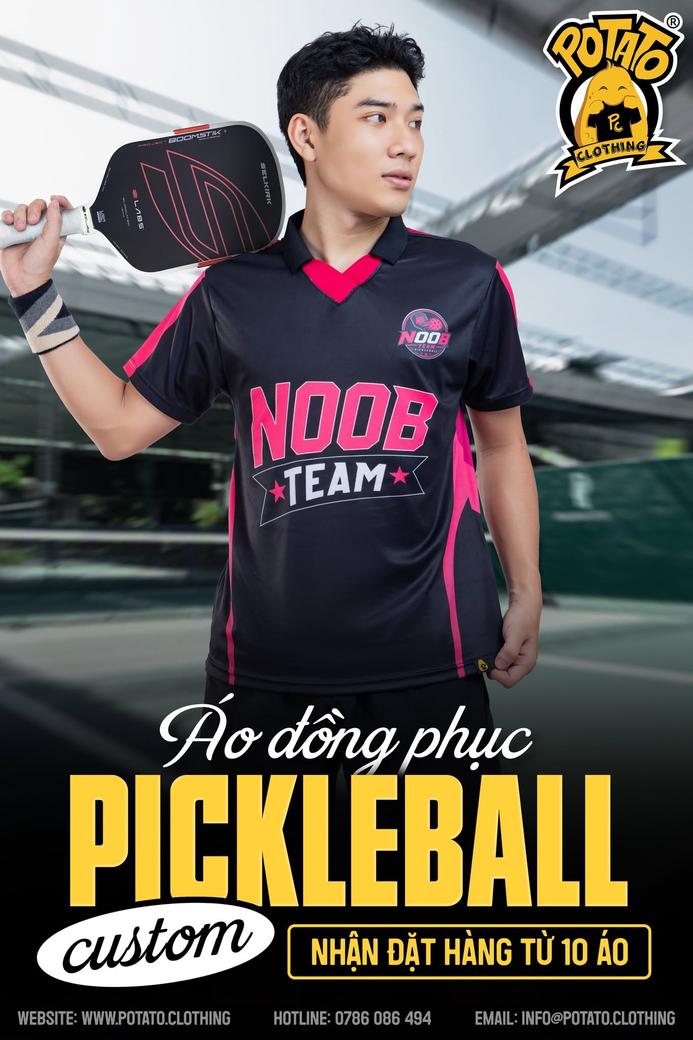 Đồng phục polo TEAM NOOB Pickleball