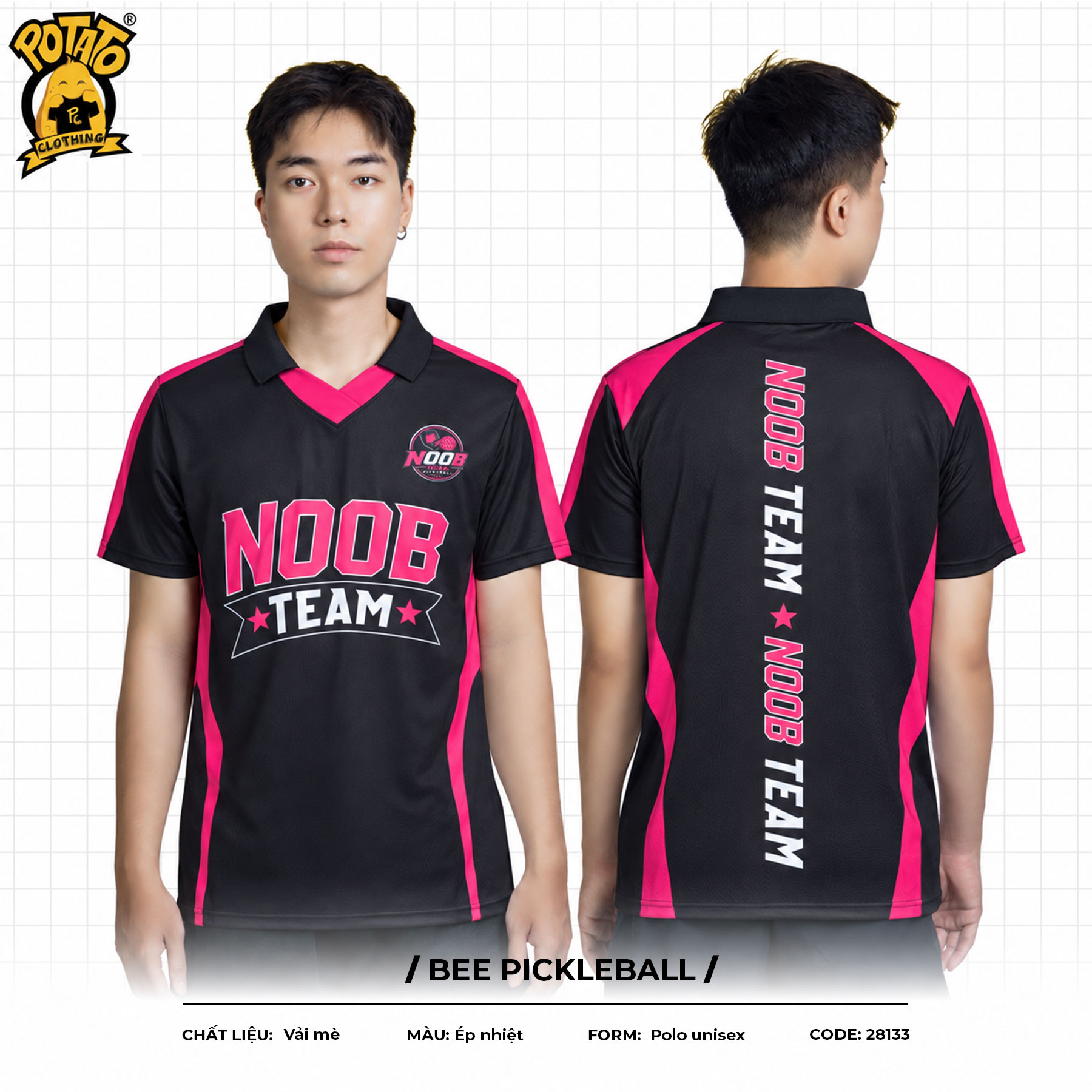 Đồng phục polo TEAM NOOB Pickleball