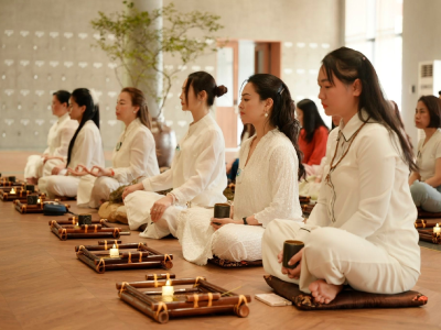 Thiền định và thiền trà của doanh nhân tại Ngọa Vân