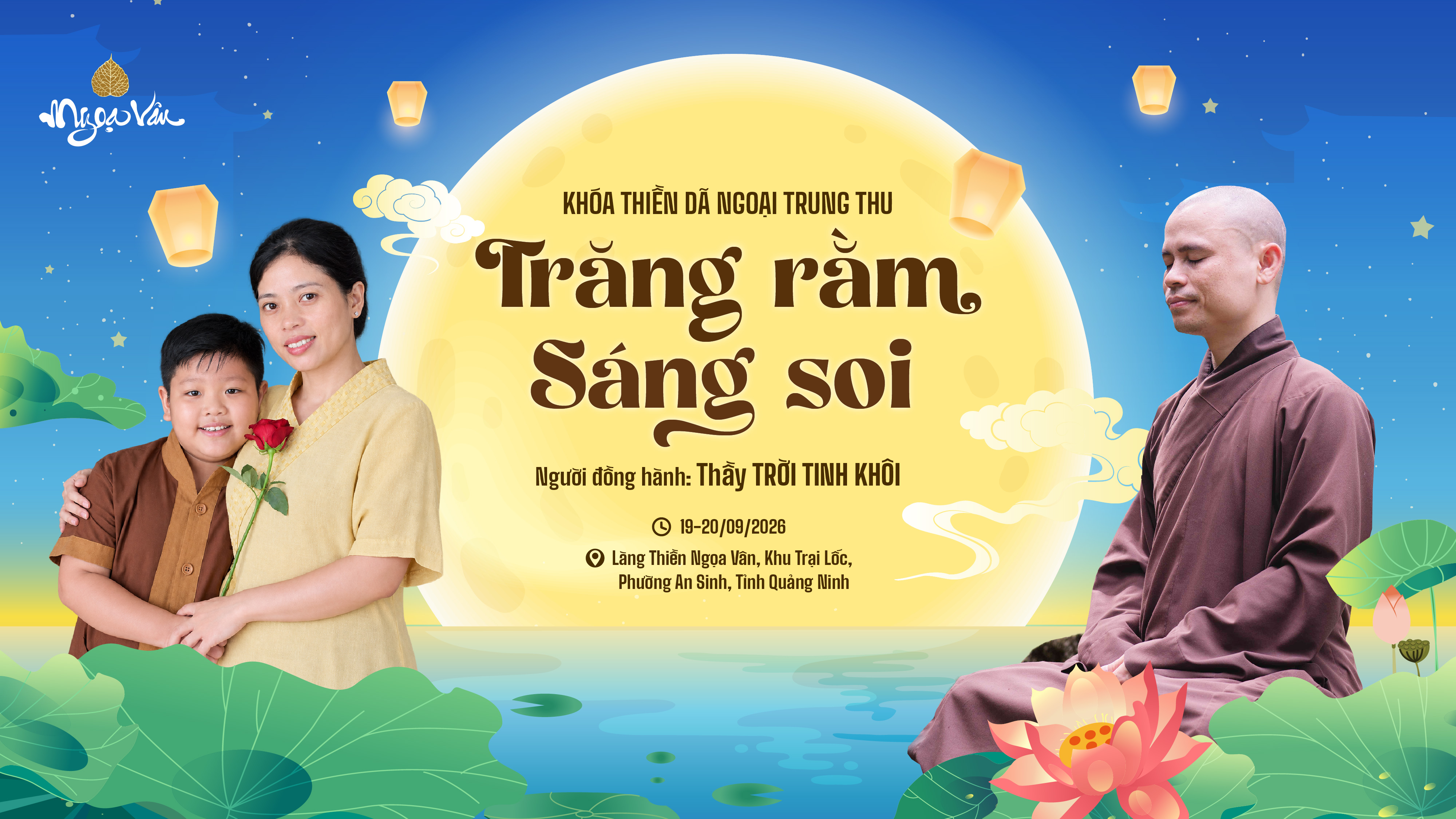 Khóa Thiền Dã Ngoại Trung Thu - Trăng Rằm Sáng Soi