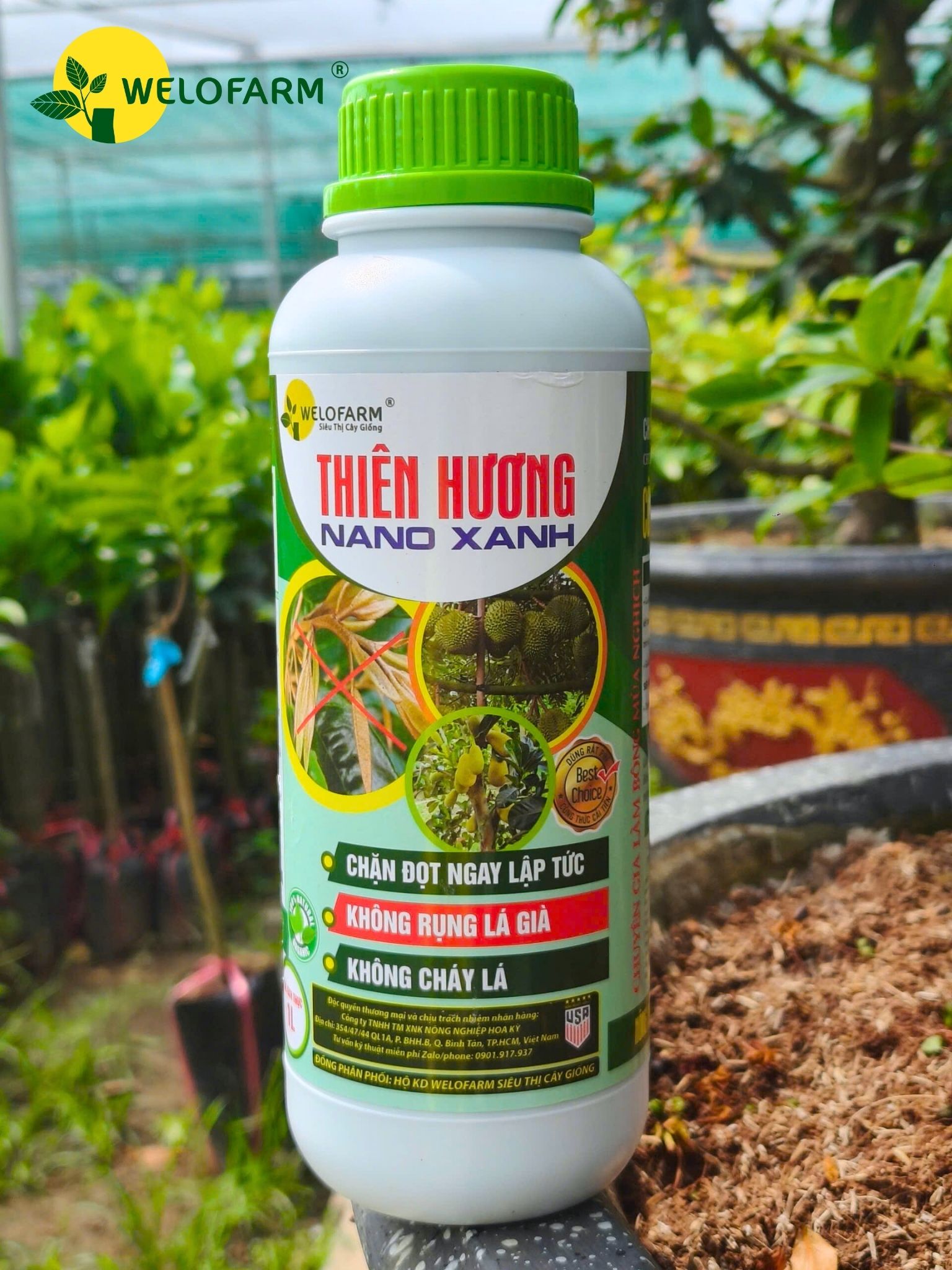 Thiên Hương Nano Xanh 1L