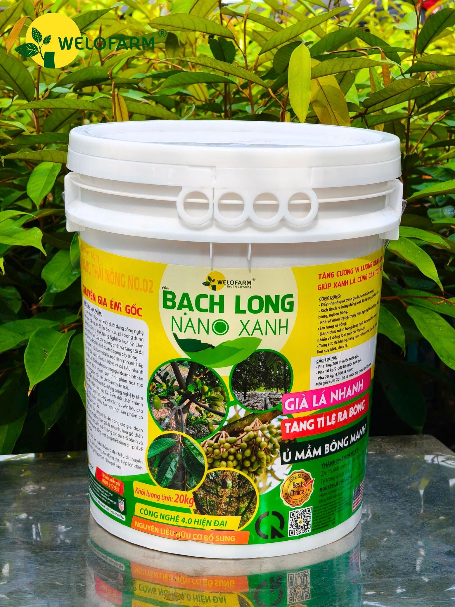 Bạch Long Nano Xanh 20kg