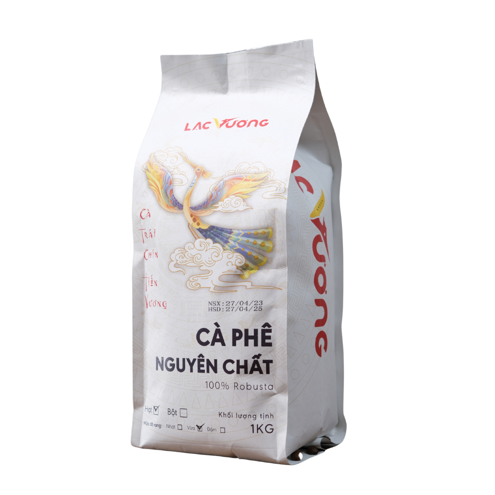 Cà Phê Hạt Robusta Lạc Vương 1Kg