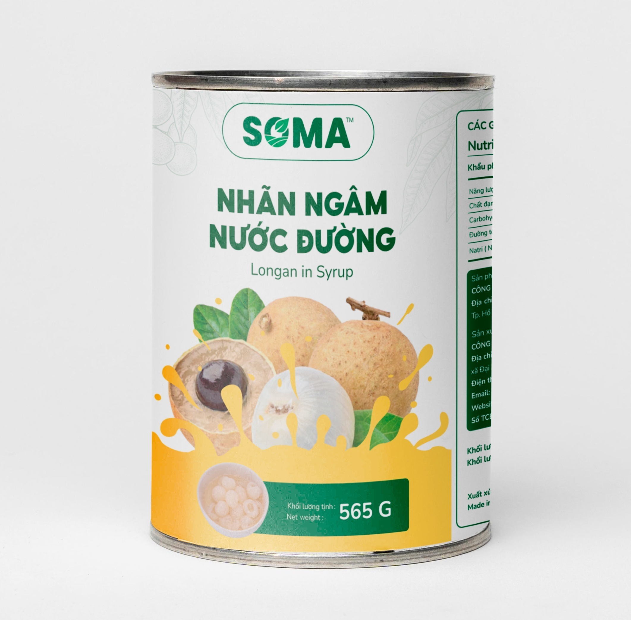Nhãn Ngâm Soma 565 g