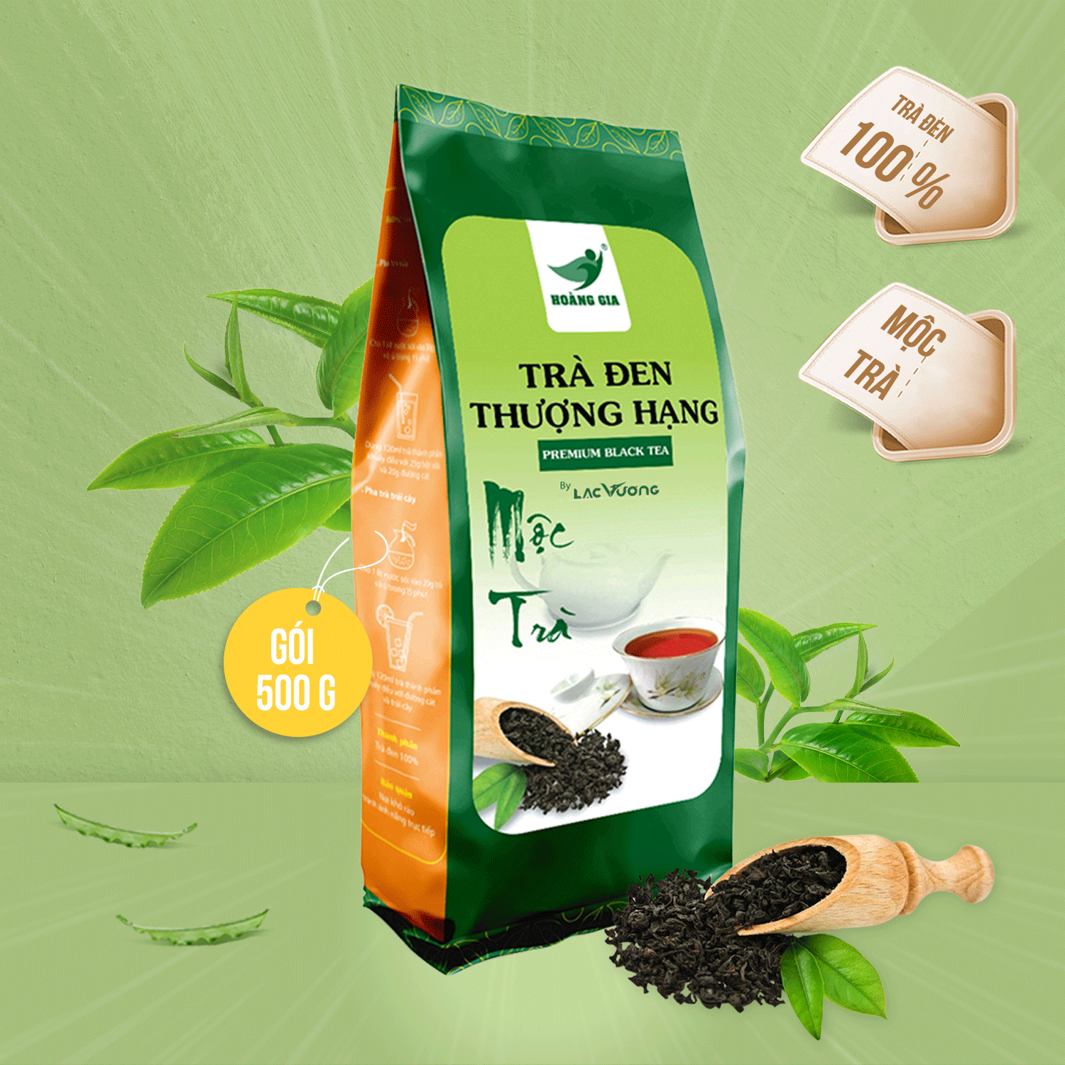 Trà Đen Hoàng Gia Thượng Hạng 500gr