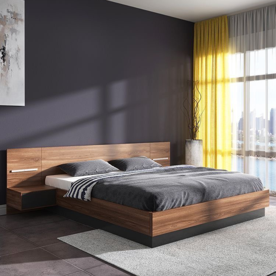Giường Công Nghiệp Hiện Đại Kèm Tab CN1