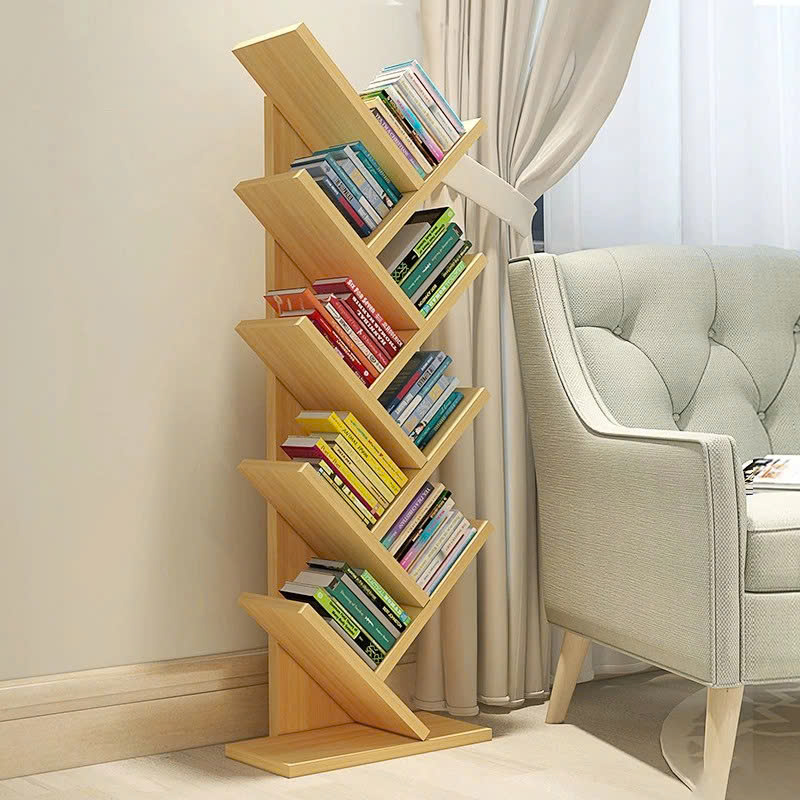 Kệ Sách Gỗ Thiết Kế Dạng Cây Hiện Đại