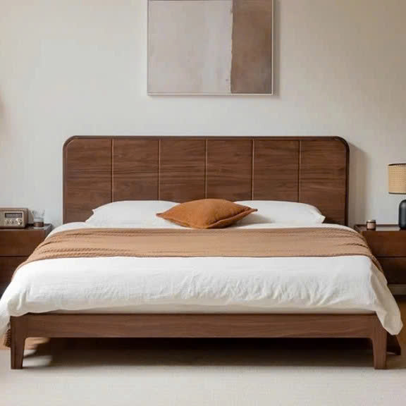 Giường Ngủ Gỗ Tự Nhiên Hiện Đại