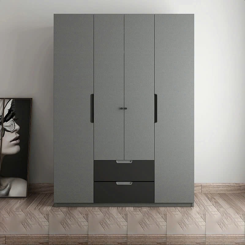 Tủ Quần Áo Gỗ MDF 2 Ngăn Kéo Hiện Đại