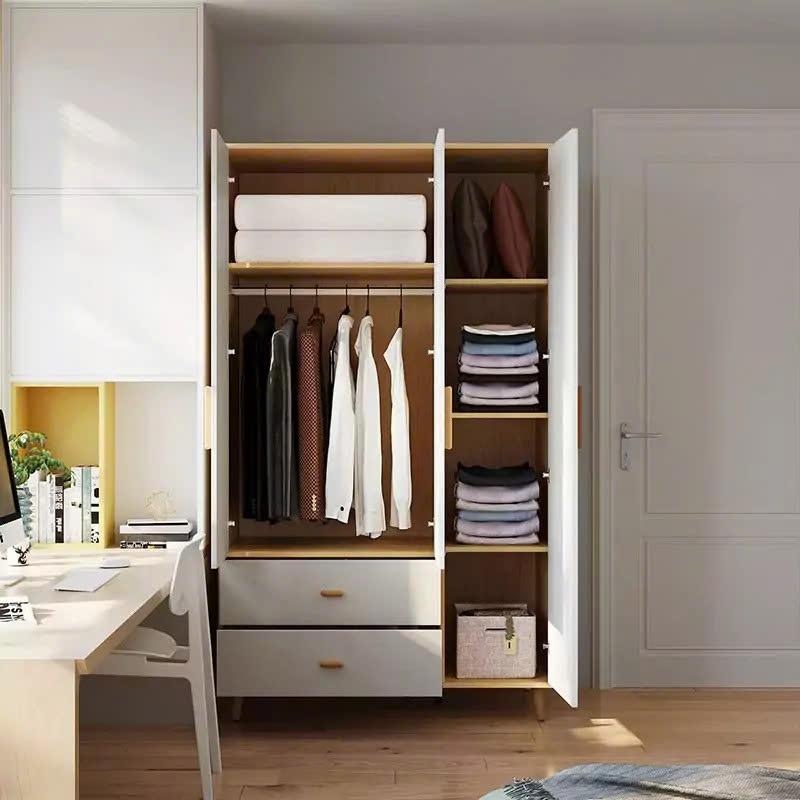Tủ Quần Áo Gỗ Công Nghiệp 3 Cánh Hiện Đại