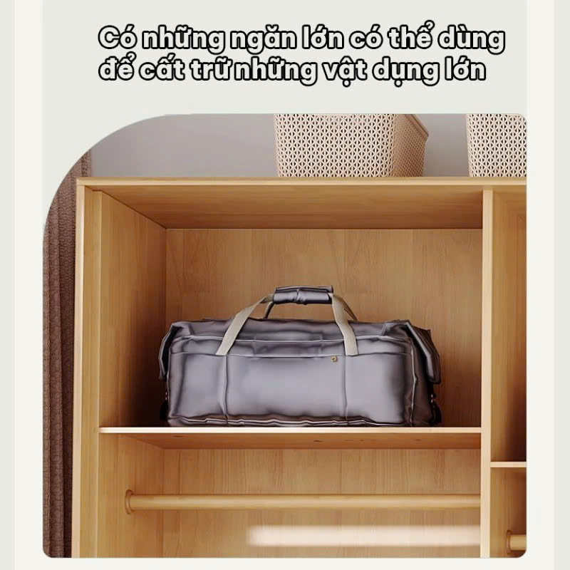 Tủ Quần Áo Hiện Đại 4 Cánh Thiết Kế Hiện Đại