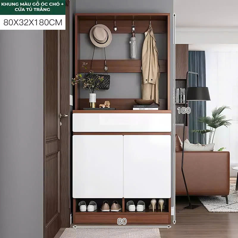 Tủ Giày Thông Minh Đa Năng Gỗ MDF