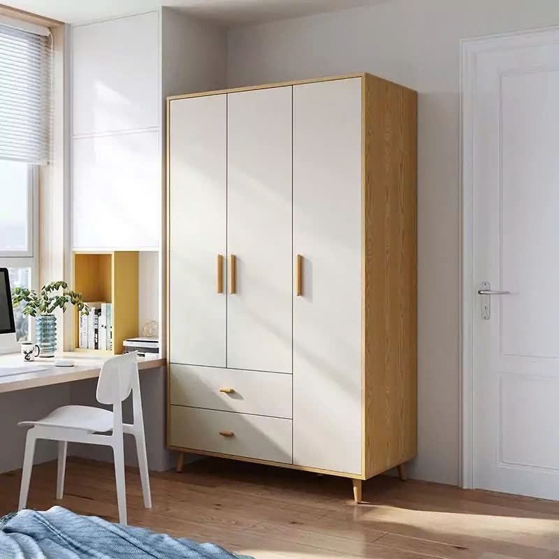 Tủ Quần Áo Gỗ Công Nghiệp 3 Cánh Hiện Đại