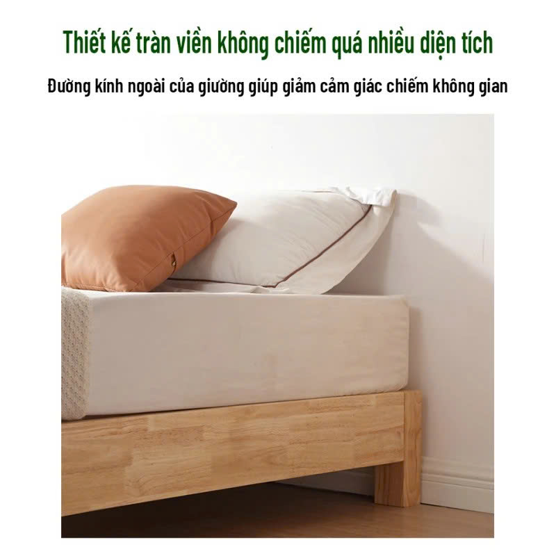 Giường Ngủ Gỗ Tự Nhiên Phong Cách Tối Giản
