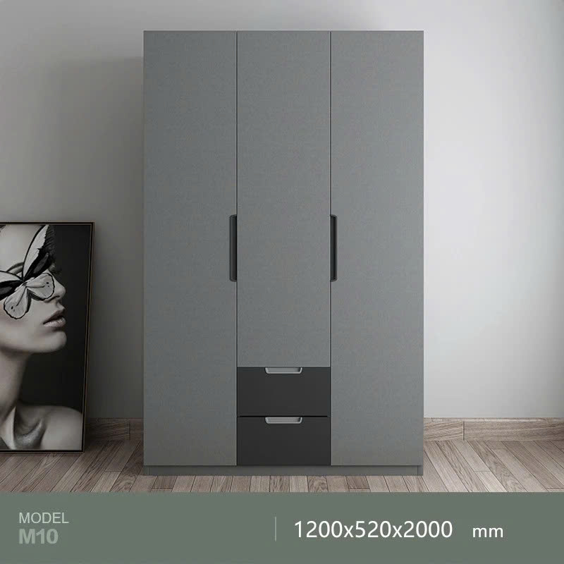 Tủ Quần Áo Gỗ MDF 2 Ngăn Kéo Hiện Đại