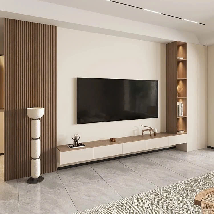 Kệ Tivi Treo Tường Hiện Đại MDF