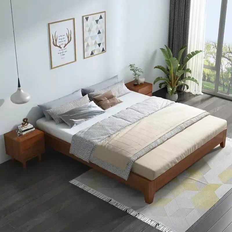 Giường Ngủ Hiện Đại Thiết Kế Nhỏ Gọn