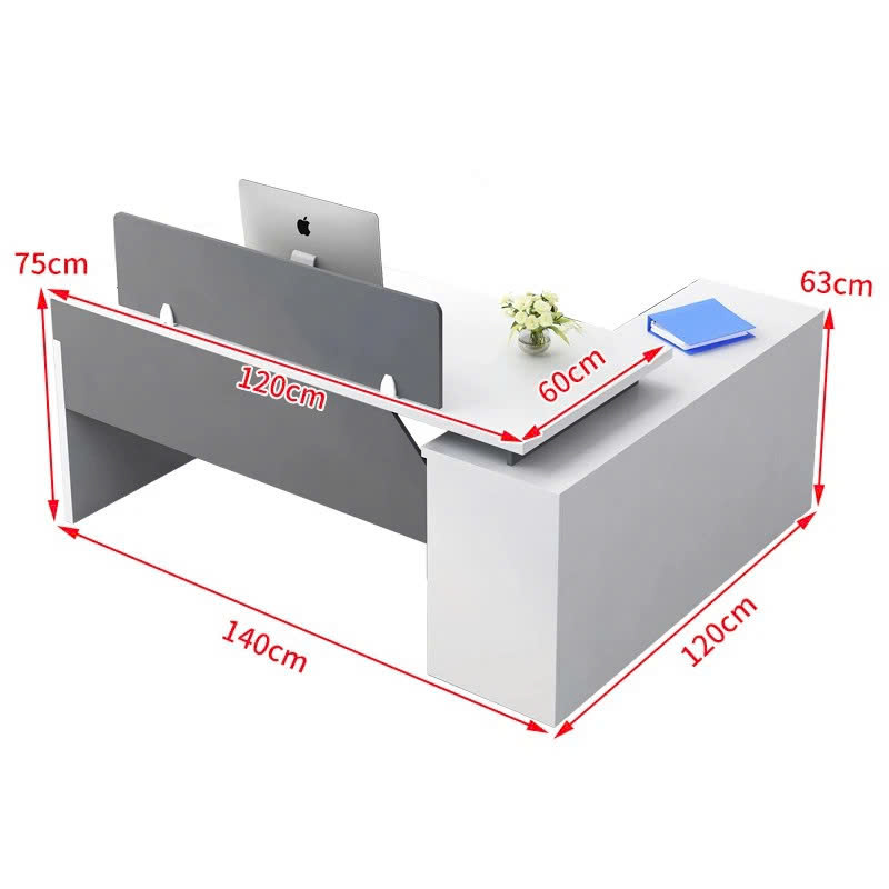 Bàn Làm Việc Văn Phòng Hiện Đại Đôi Liền Tủ