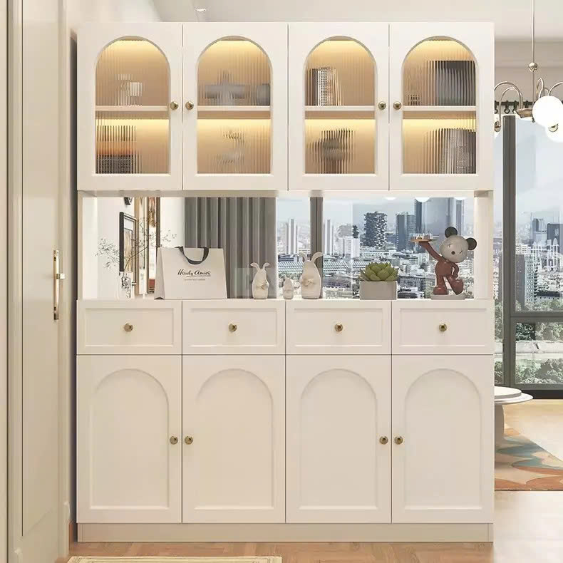 Kệ Trưng Bày Đa Năng Cánh Kính Mờ Hiện Đại