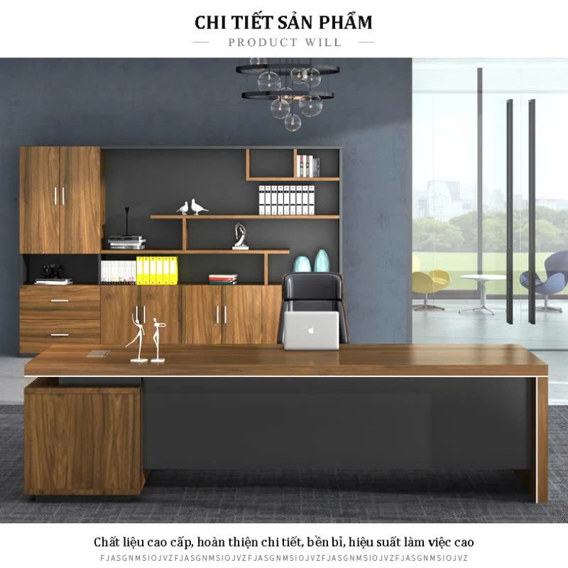 Bàn Giám Đốc Hiện Đại Gỗ Công Nghiệp Cao Cấp