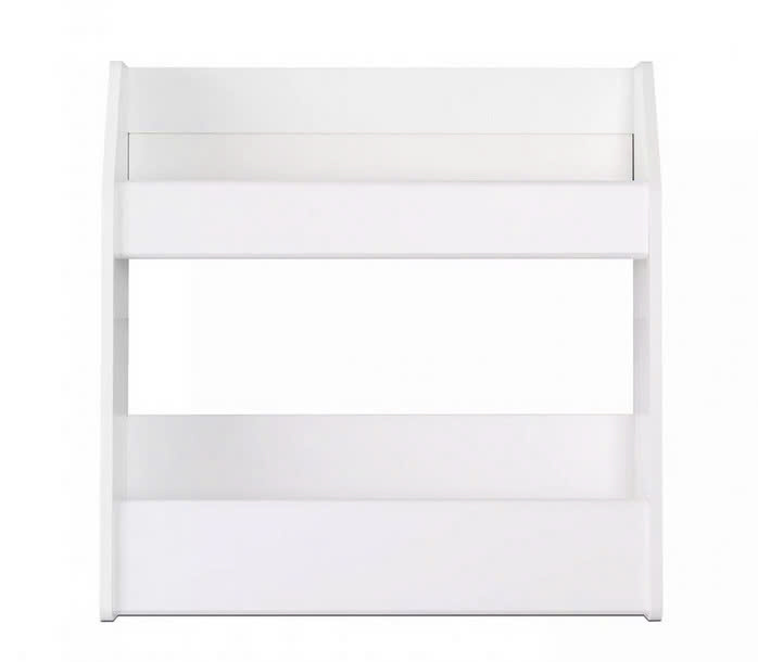 Kệ Rượu Treo Tường 2 Tầng Gỗ MDF Sơn Trắng Hiện Đại