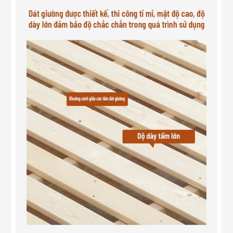 Giường Ngủ Gỗ Tự Nhiên Phong Cách Tối Giản