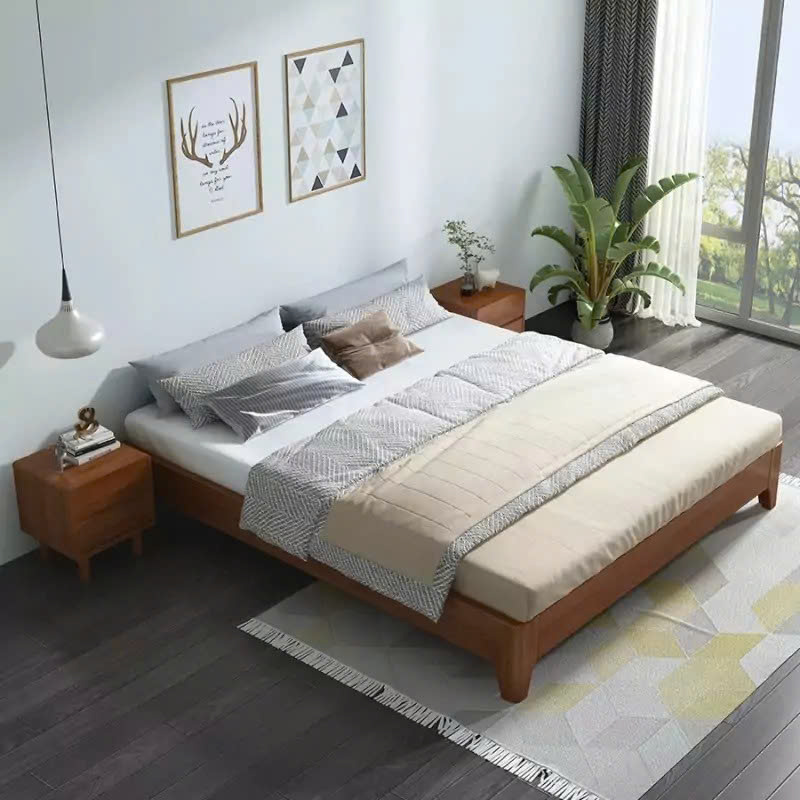 Giường Ngủ Hiện Đại Thiết Kế Nhỏ Gọn