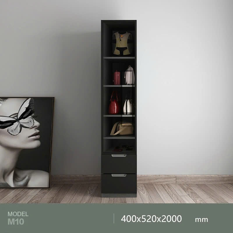 Tủ Quần Áo Gỗ MDF 2 Ngăn Kéo Hiện Đại