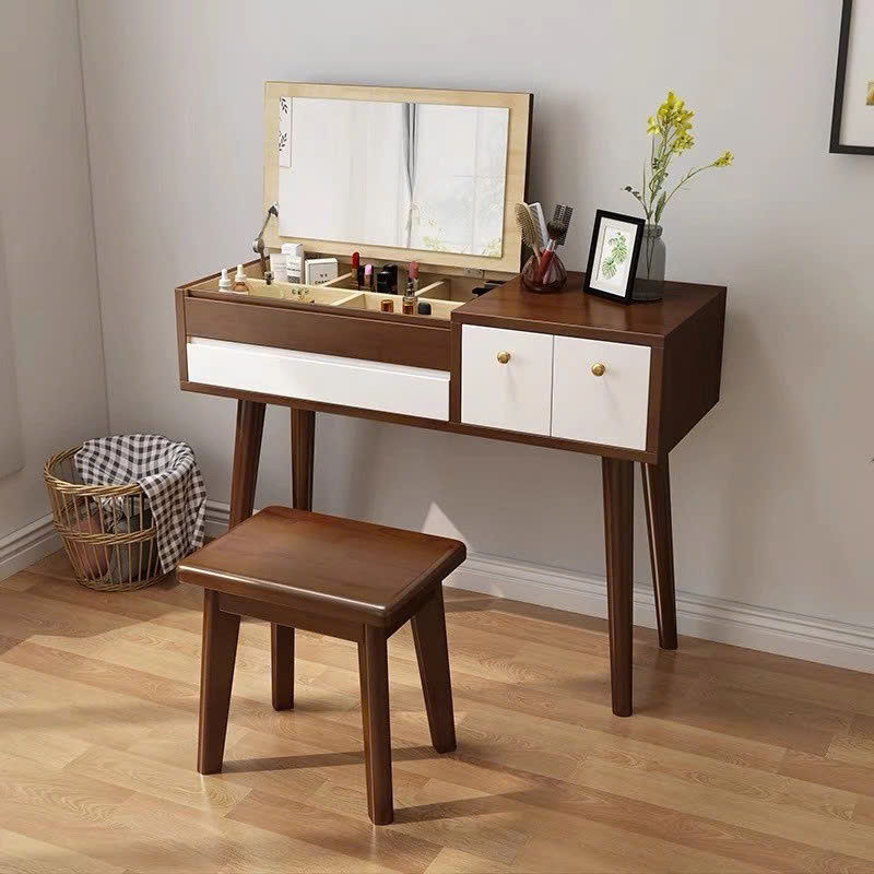 Bàn Trang Điểm Gương Gập Hiện Đại