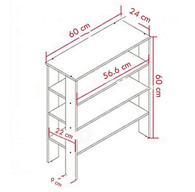 Kệ Để Giày 4 Tầng Mang Phong Cách Hiện Đại
