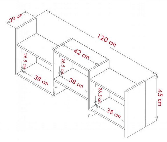 Giá Kệ Để Sách Treo Tường Hiện Đại