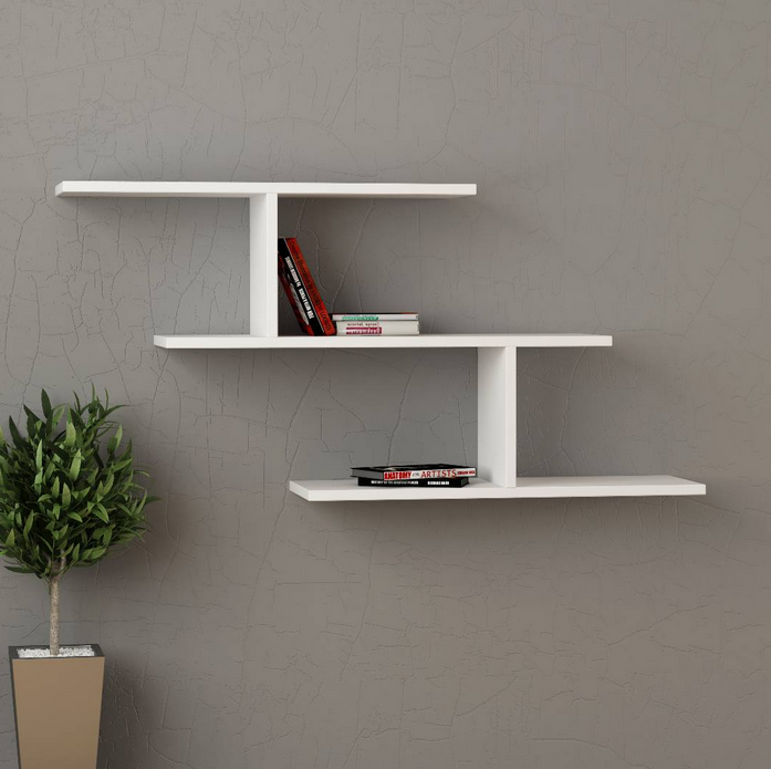 Kệ Để Sách Treo Tường 3 Tầng Hiện Đại - Phong Cách Tối Giản