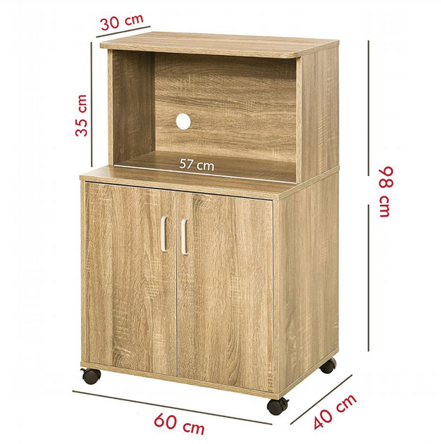 Tủ Kệ Để Lò Vi Sóng Gỗ Công Nghiệp Tiện Dụng