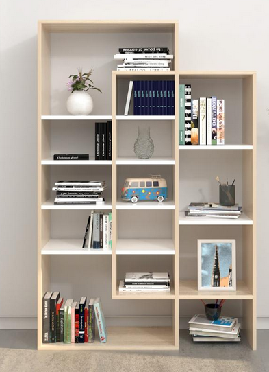 Kệ Để Sách Hiện Đại Nhiều Ngăn Lệch Tầng