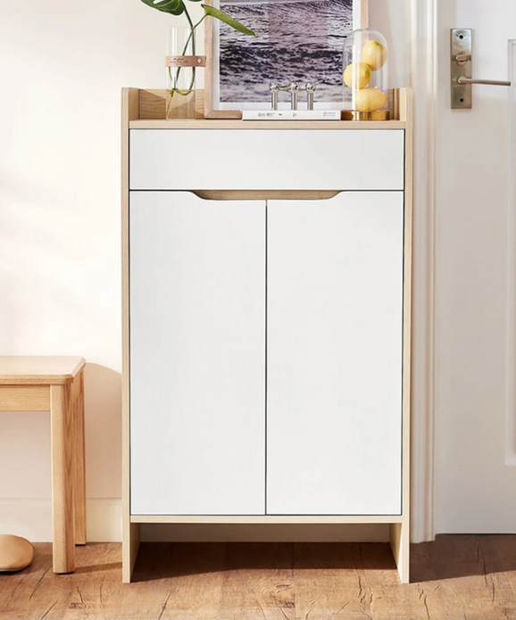 Tủ Để Giày Dép Bằng Gỗ Công Nghiệp Phong Cách Tối Giản