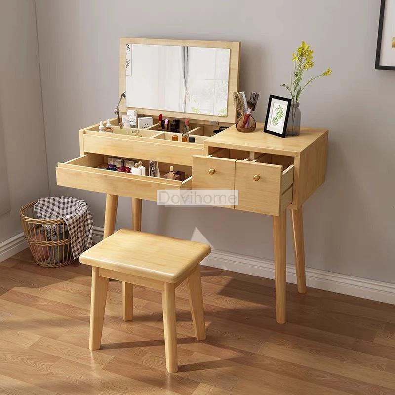 Bàn Trang Điểm Gương Gập Hiện Đại