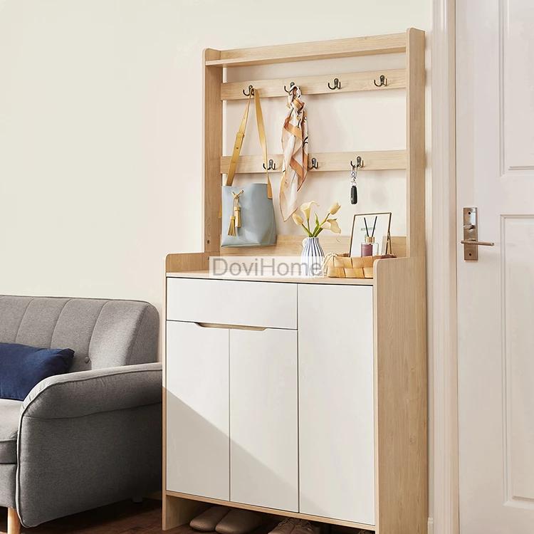 Kệ Giày Đa Năng Kèm Móc Treo & Ngăn Kéo