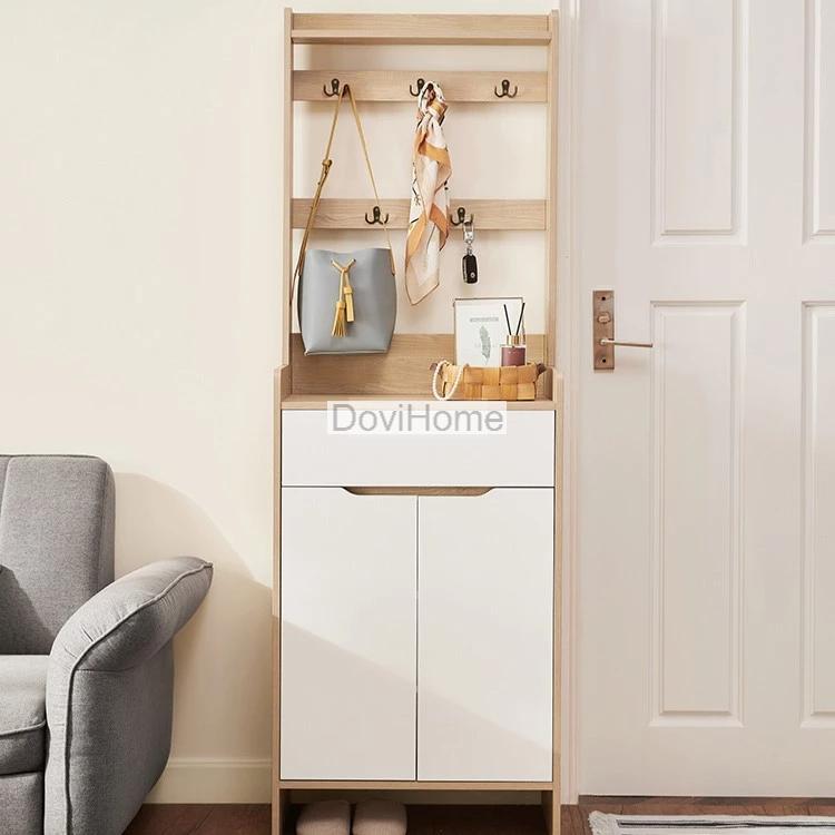 Kệ Giày Đa Năng Kèm Móc Treo & Ngăn Kéo