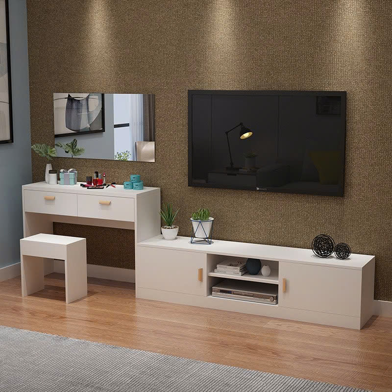 Bộ Bàn Trang Điểm Kết Hợp Kệ Tivi Hiện Đại
