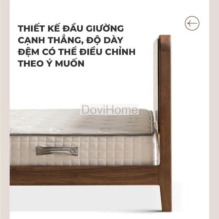 Giường Ngủ Gỗ Tự Nhiên Hiện Đại