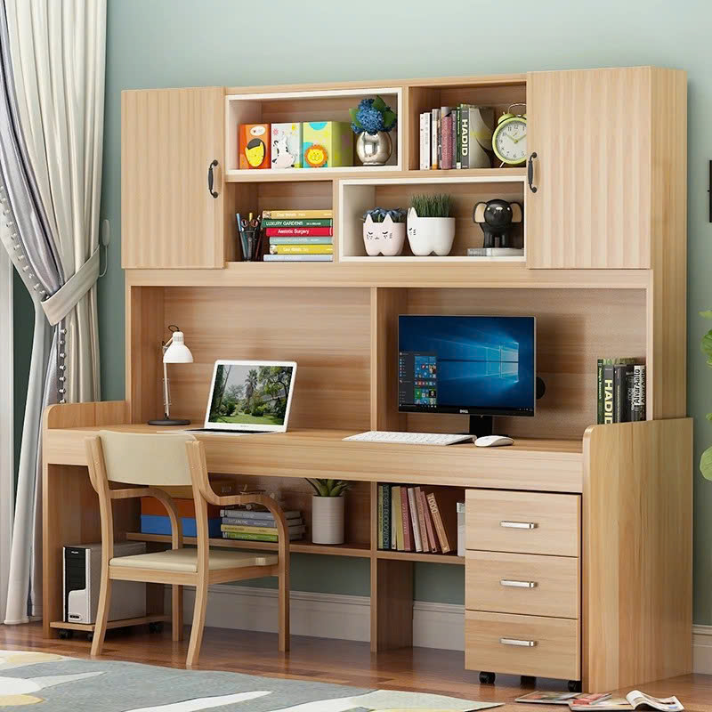 Bàn Học Sinh Có Kệ Liền Kề Phong Cách Hiện Đại