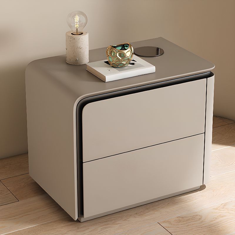 Tab Đầu Giường Gỗ MDF Hiện Đại 2 Ngăn Kéo