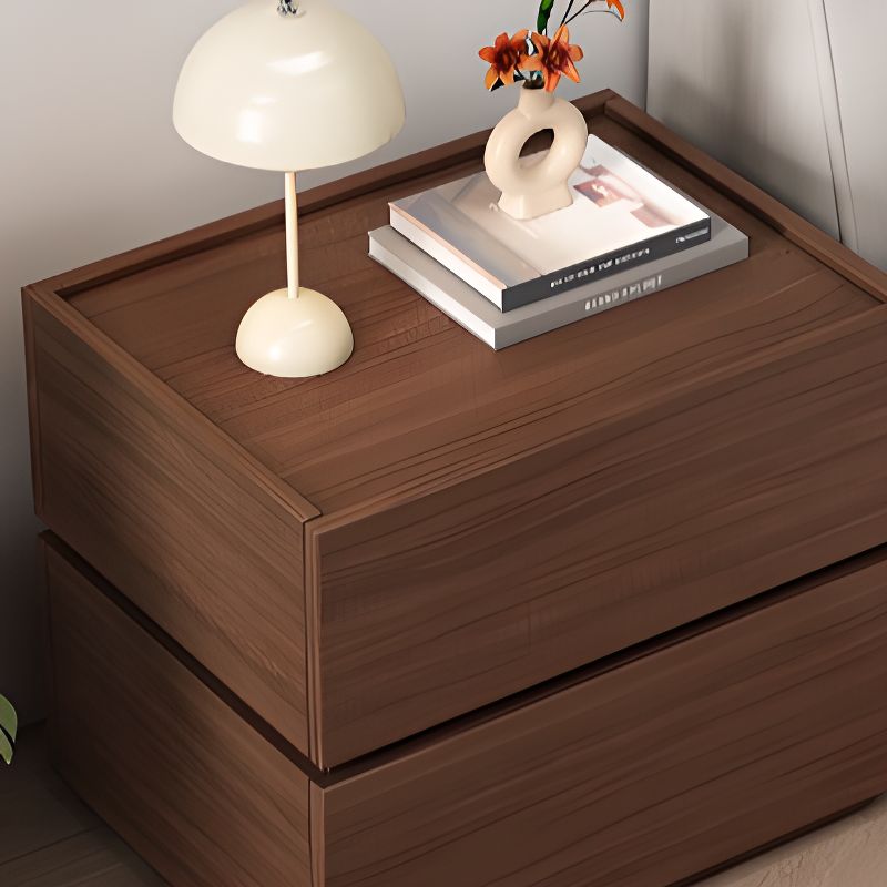 Tab Đầu Giường 2 Tầng Gỗ Công Nghiệp Hình Hộp Cách Điệu