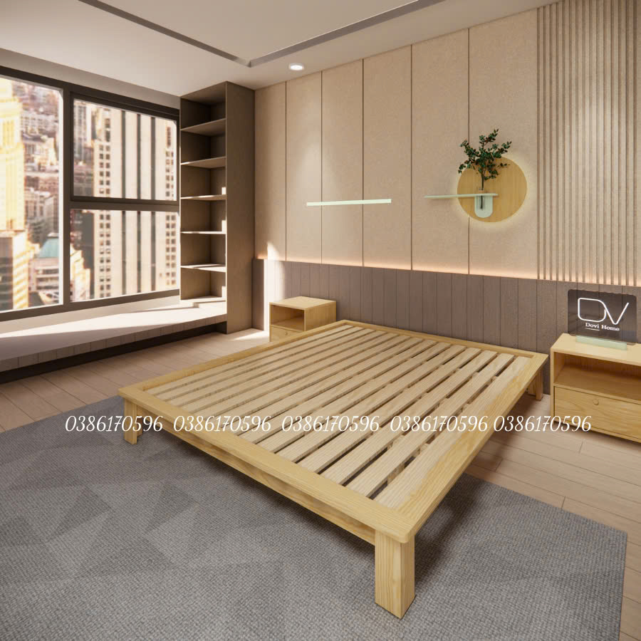 Giường gỗ M13