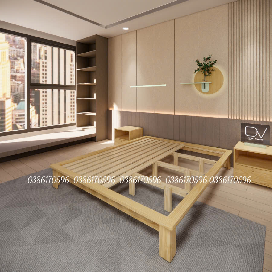 Giường gỗ M13