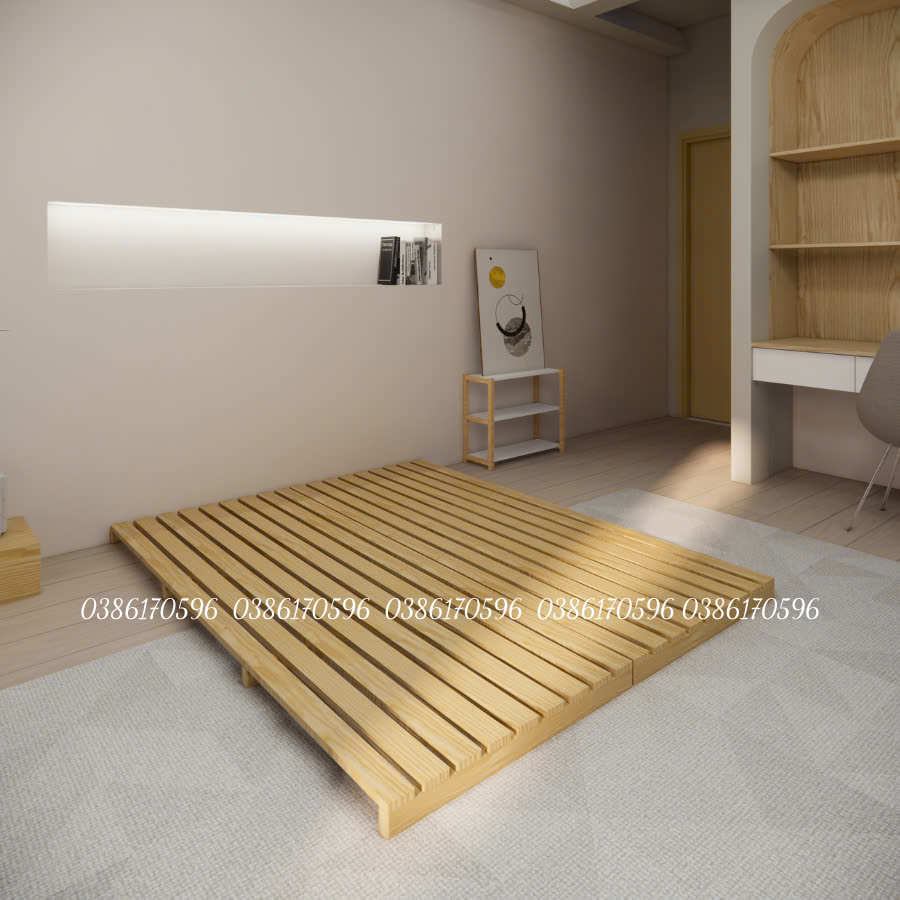 Giường gỗ  Dovihome - Mã M06
