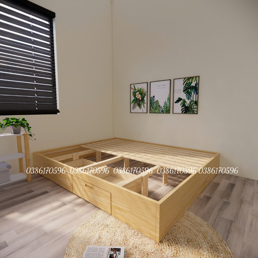 Giường M33 Giường bệt kết hợp ngăn kéo tiện ích
